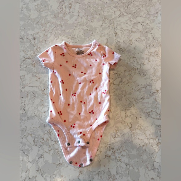 9M - Carter’s Cherry Print Kids One Piece - Picture 1 of 6